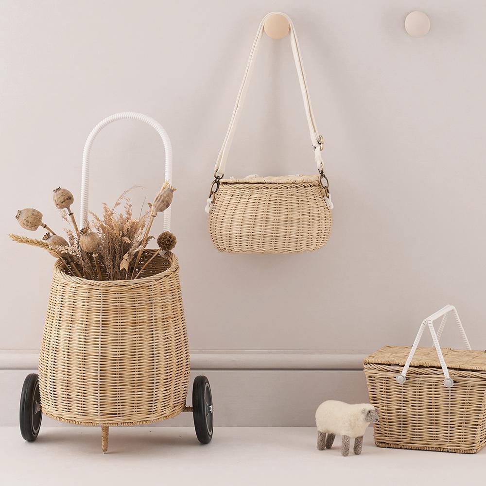 OLLI ELLA | RATTAN ORIGINAL LUGGY - STRAW by OLLI ELLA - The Playful Collective