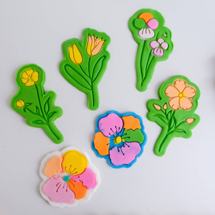 PLAY SENSE | ECO PLAYDOUGH STAMP - FLOWER THREE by PLAY SENSE - The Playful Collective
