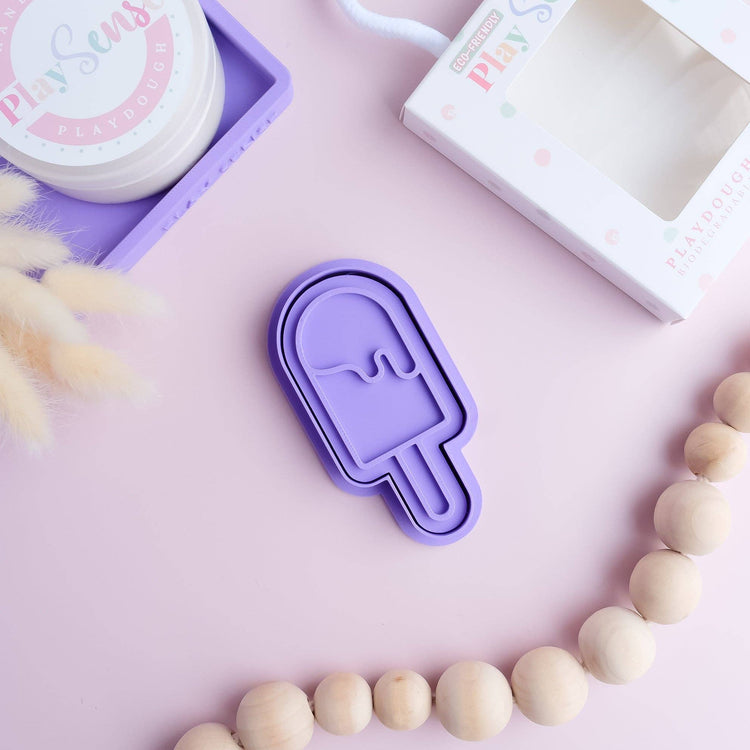 PLAY SENSE | ECO PLAYDOUGH STAMP - ICE CREAM FOUR by PLAY SENSE - The Playful Collective
