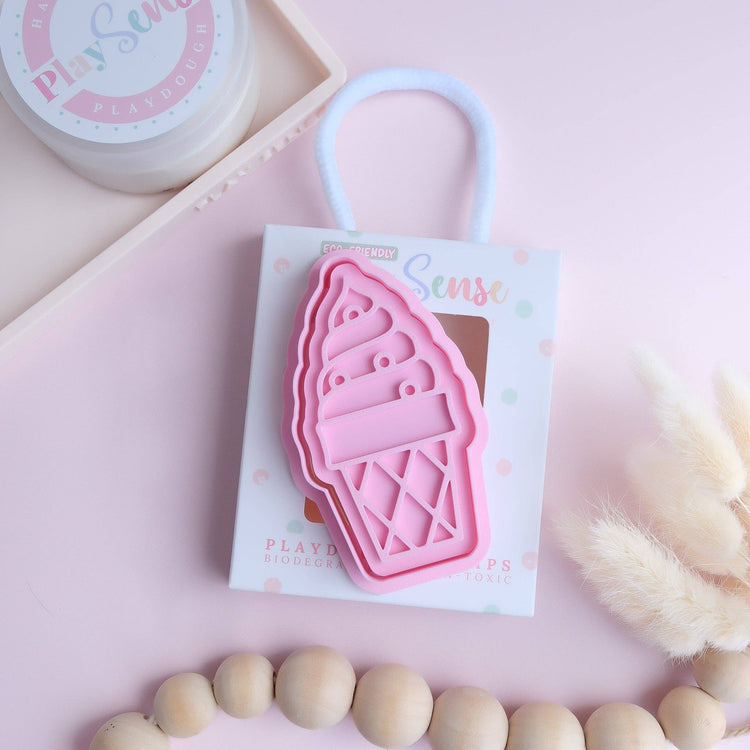 PLAY SENSE | ECO PLAYDOUGH STAMP - ICE CREAM ONE by PLAY SENSE - The Playful Collective