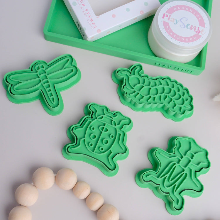 PLAY SENSE | ECO PLAYDOUGH STAMP - INSECTS TWO by PLAY SENSE - The Playful Collective