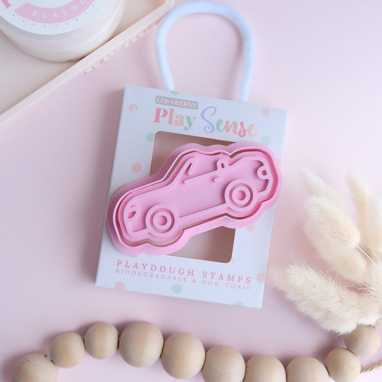 PLAY SENSE | ECO PLAYDOUGH STAMP - VEHICLE THREE by PLAY SENSE - The Playful Collective