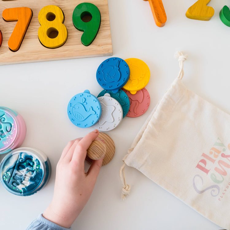 PLAY SENSE | ECO PLAYDOUGH STAMPS - UNDER THE SEA by PLAY SENSE - The Playful Collective