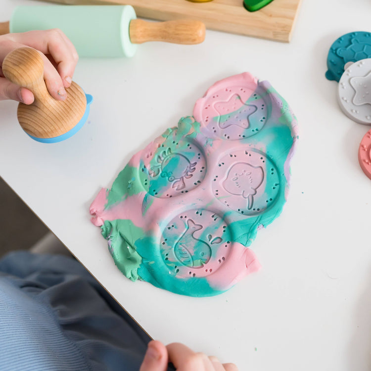 PLAY SENSE | ECO PLAYDOUGH STAMPS - UNDER THE SEA by PLAY SENSE - The Playful Collective
