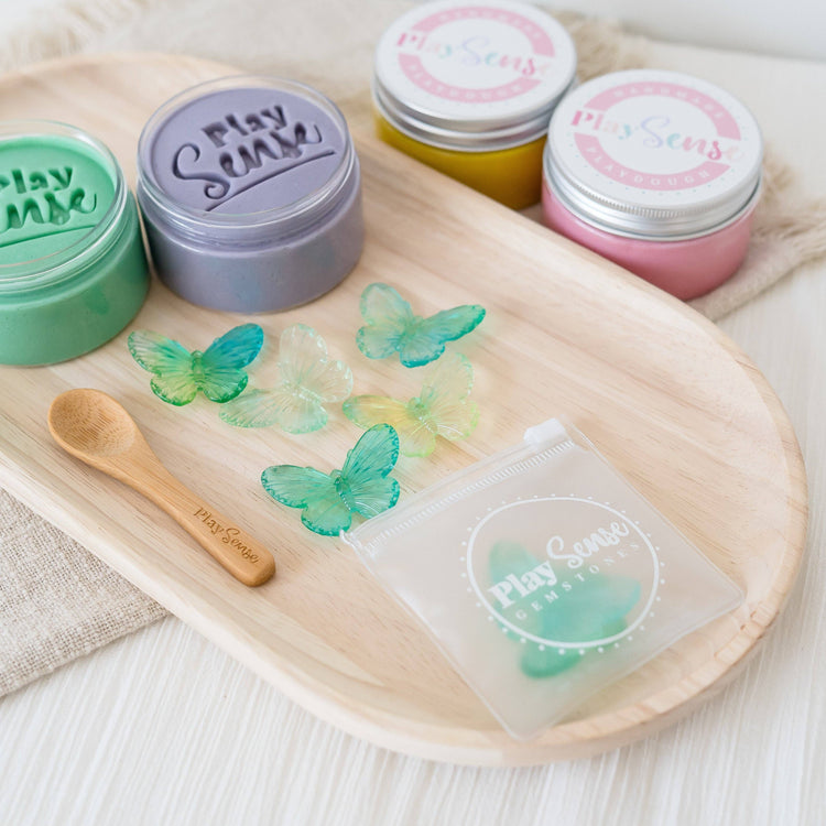 PLAY SENSE | GEMSTONES - GREEN/YELLOW BUTTERFLIES by PLAY SENSE - The Playful Collective
