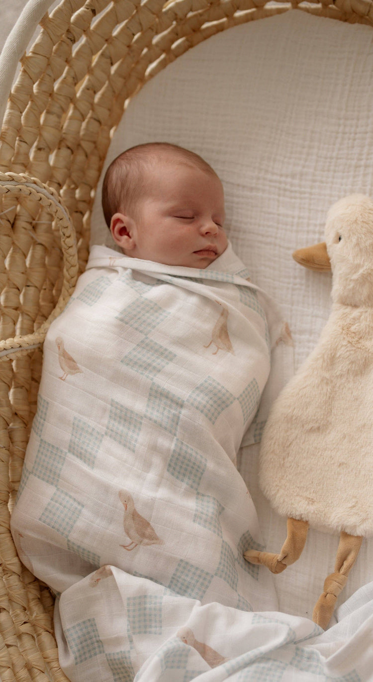 POP YA TOT | GOOSEY GANDER SWADDLE WRAP by POP YA TOT - The Playful Collective