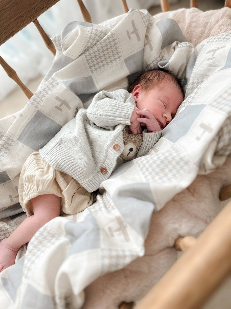 POP YA TOT | WRIGHT FLYER SWADDLE WRAP by POP YA TOT - The Playful Collective