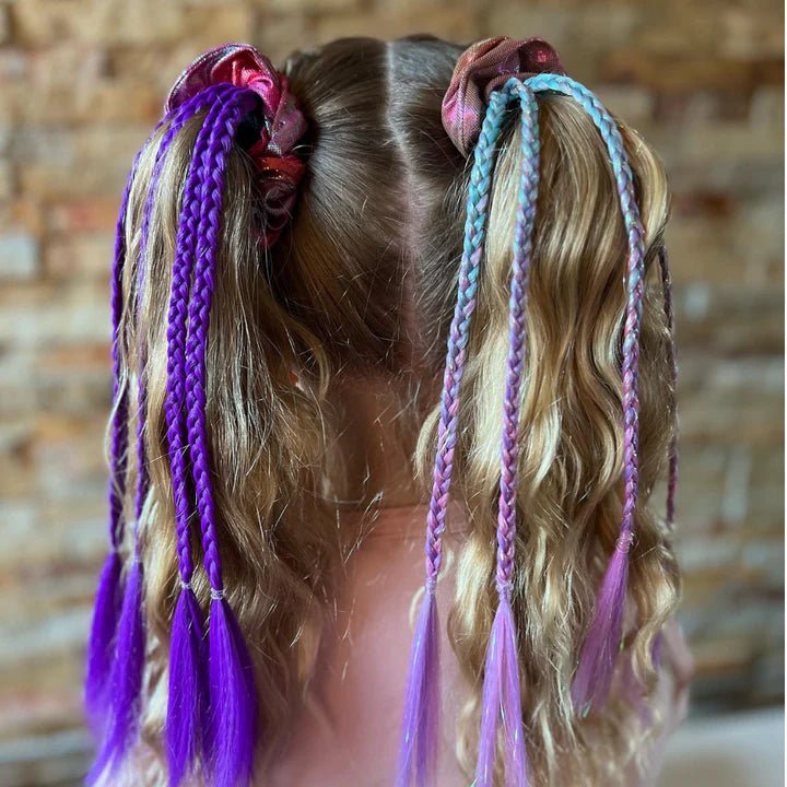 POPPET LOCKS | 12" MINI PIGGY TAILS - WAVES - FLUTTER TWIRL (INSPIRED BY EMMA MEMMA) by POPPET LOCKS - The Playful Collective