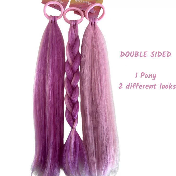 POPPET LOCKS | 12" MINI UNICORN PONYTAIL - DOUBLE SIDED FAIRY FLOSS *PRE - ORDER* by POPPET LOCKS - The Playful Collective