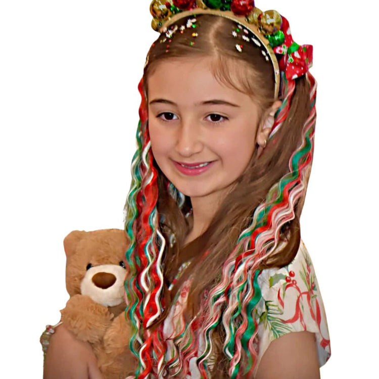 POPPET LOCKS | 18" LITTLE MERMAID WAVES PIGGY TAILS - FESTIVE by POPPET LOCKS - The Playful Collective