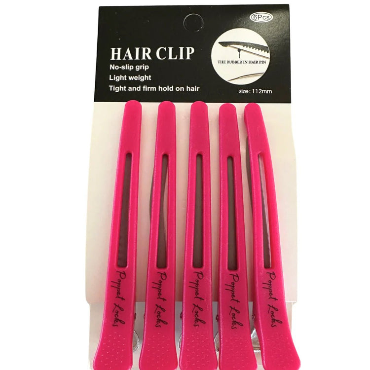 POPPET LOCKS | METAL SECTIONING CLIPS 6 PACK - DARK PINK by POPPET LOCKS - The Playful Collective