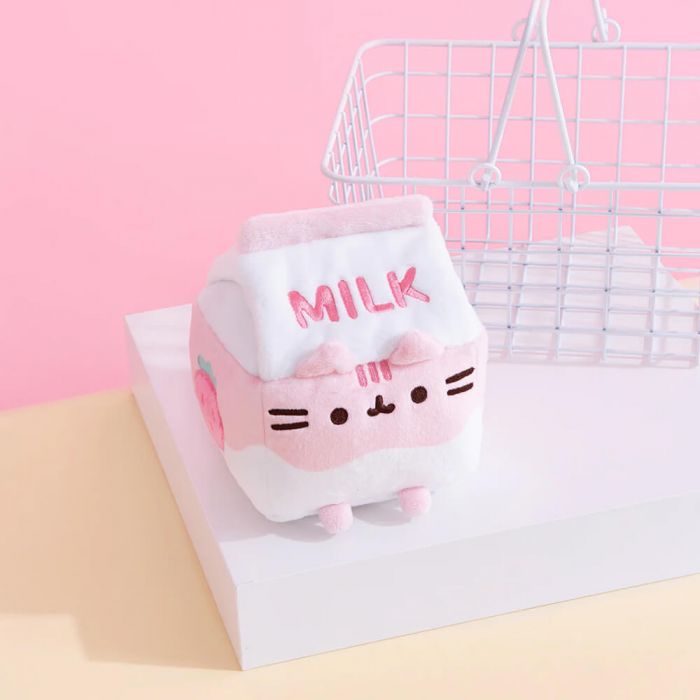PUSHEEN | PLUSH - PUSHEEN SIPS STRAWBERRY MILK by PUSHEEN - The Playful Collective