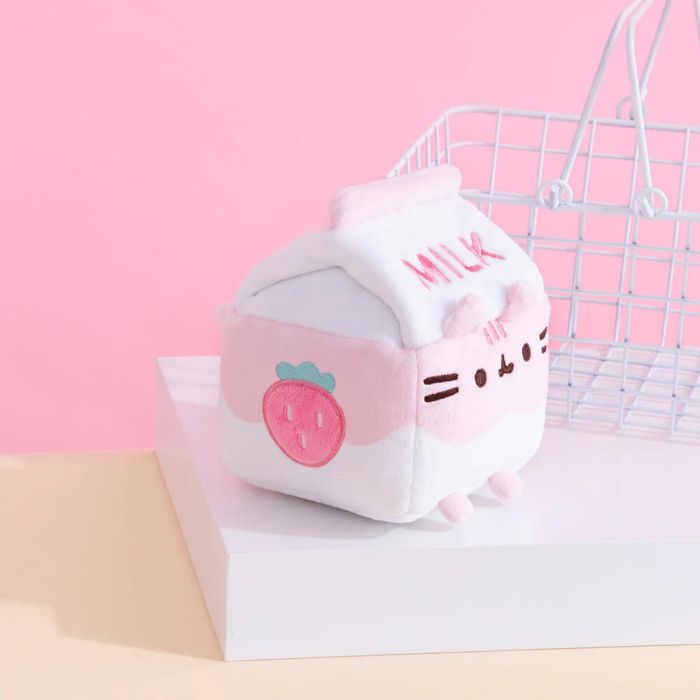 PUSHEEN | PLUSH - PUSHEEN SIPS STRAWBERRY MILK by PUSHEEN - The Playful Collective