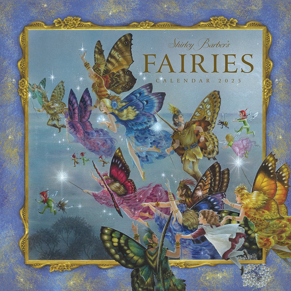 2025 Fairies Wall Calendar by Shirley Barber The Playful Collective