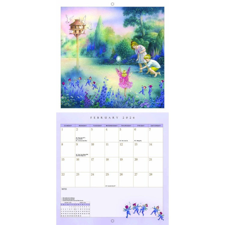 SHIRLEY BARBER | 2026 FAIRIES WALL CALENDAR by SHIRLEY BARBER - The Playful Collective
