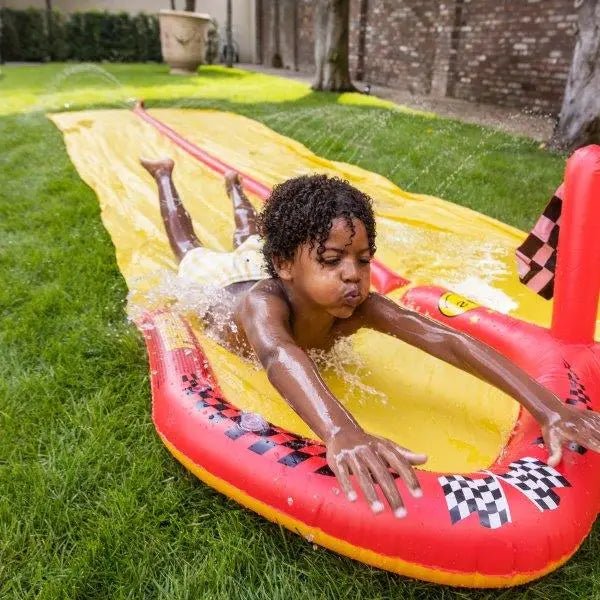 SWIM ESSENTIALS | DOUBLE WATERSLIDE - RACING SPRINKLER (5.5M) by SWIM ESSENTIALS - The Playful Collective