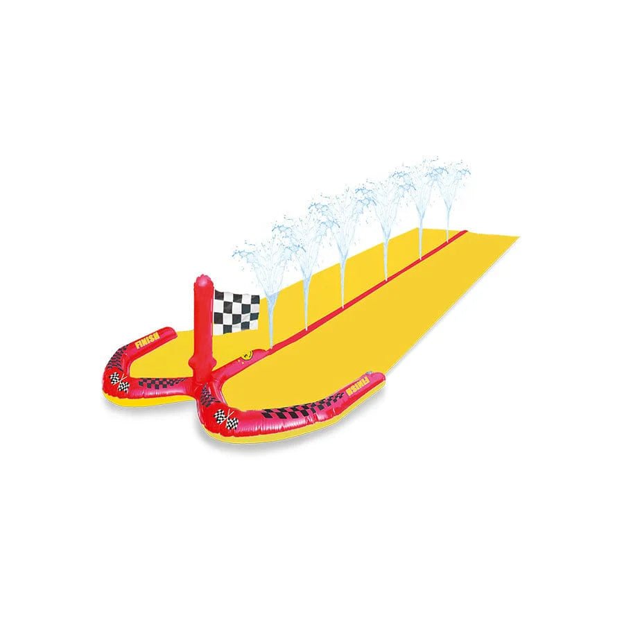 SWIM ESSENTIALS | DOUBLE WATERSLIDE - RACING SPRINKLER (5.5M) by SWIM ESSENTIALS - The Playful Collective