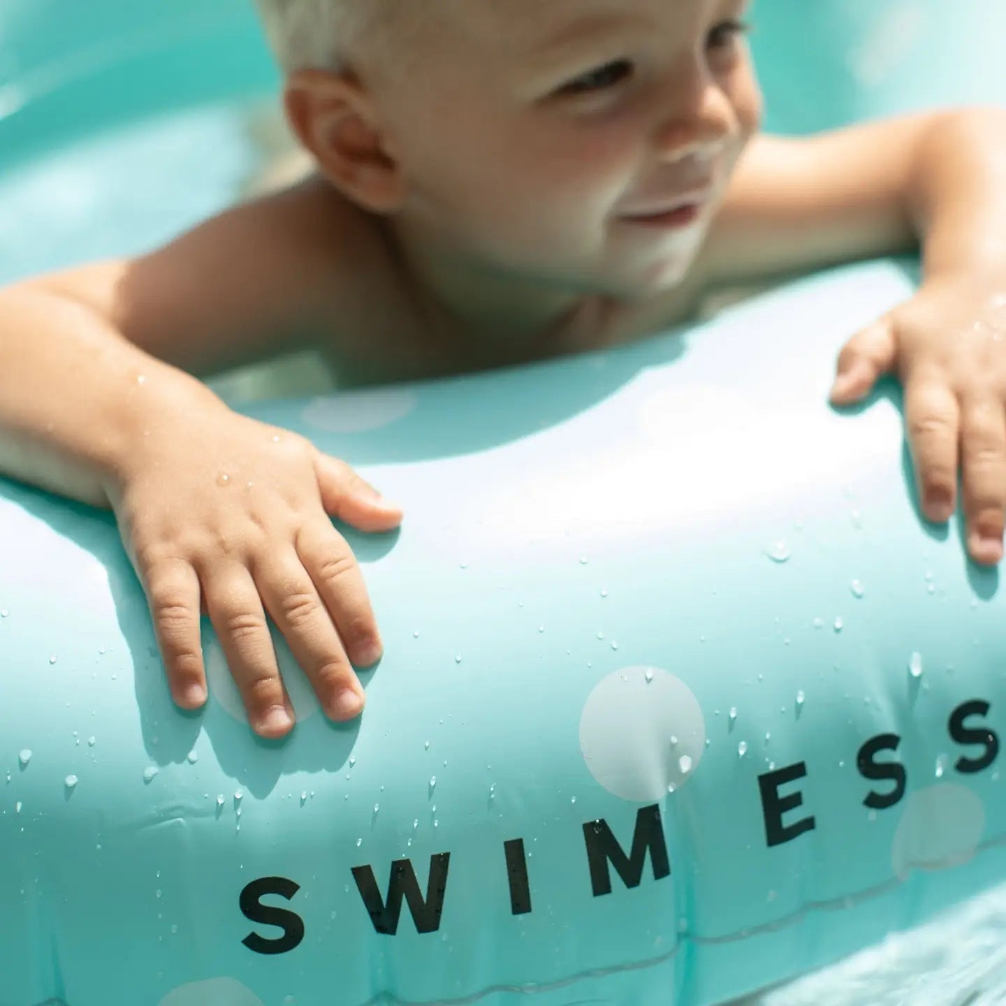 SWIM ESSENTIALS | SWIM RING - BLUE DOTS (55 CM) by SWIM ESSENTIALS - The Playful Collective