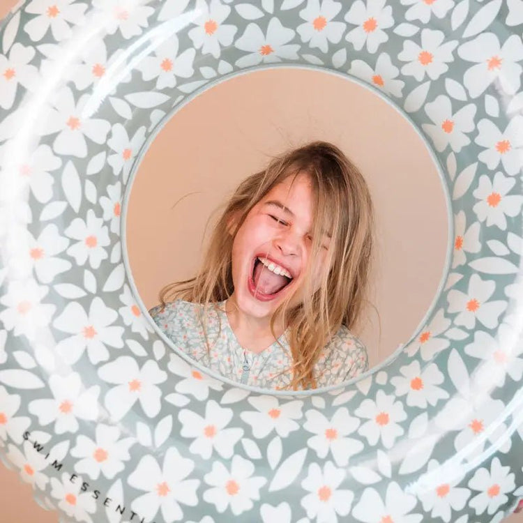 SWIM ESSENTIALS | SWIM RING - FLORISH GREEN (90CM) by SWIM ESSENTIALS - The Playful Collective