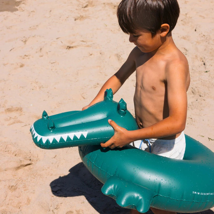 SWIM ESSENTIALS | SWIM RING - GREEN CROCODILE (65CM) by SWIM ESSENTIALS - The Playful Collective