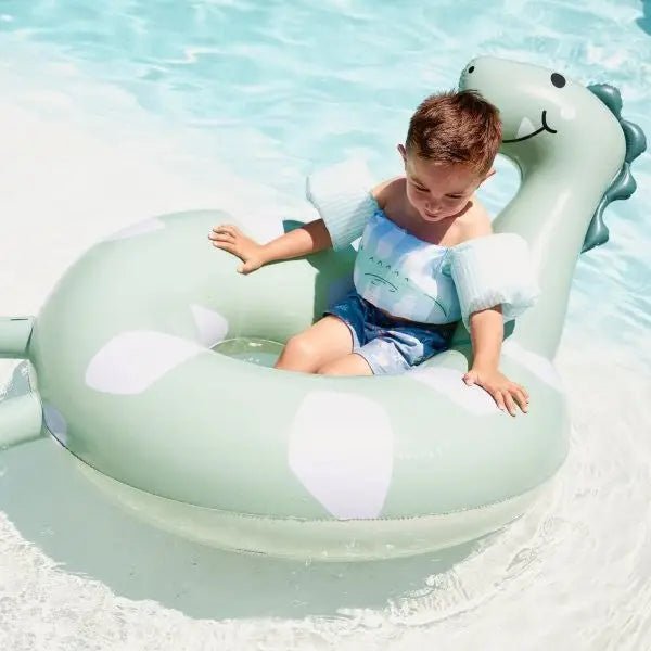 SWIM ESSENTIALS | SWIM RING - GREEN DINO (95CM) by SWIM ESSENTIALS - The Playful Collective