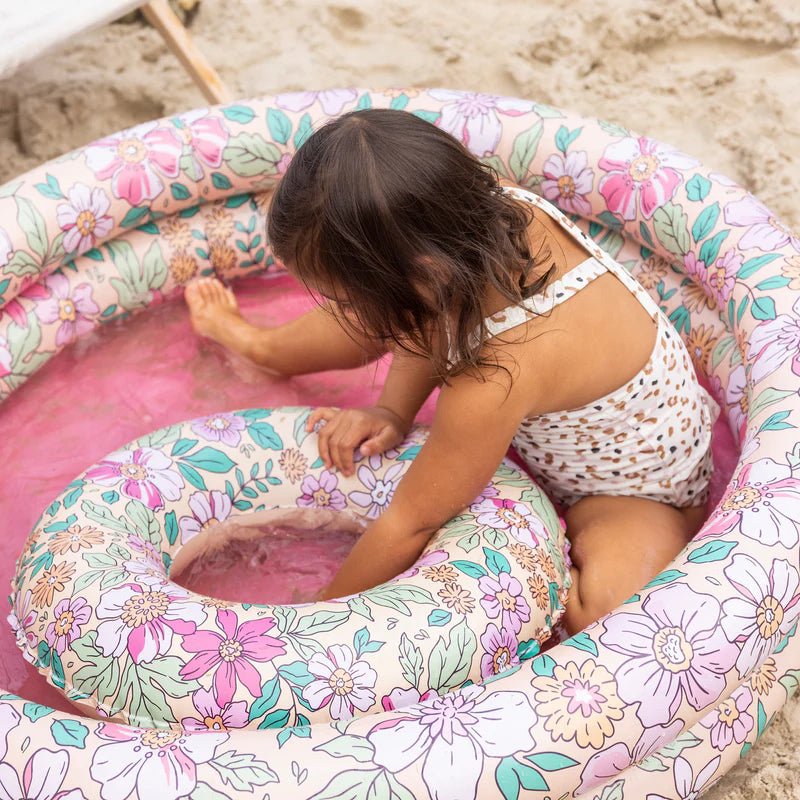 SWIM ESSENTIALS | SWIM RING - PINK BLOSSOM (2 SIZES) *PRE - ORDER* 55cm (3 - 6Y) by SWIM ESSENTIALS - The Playful Collective