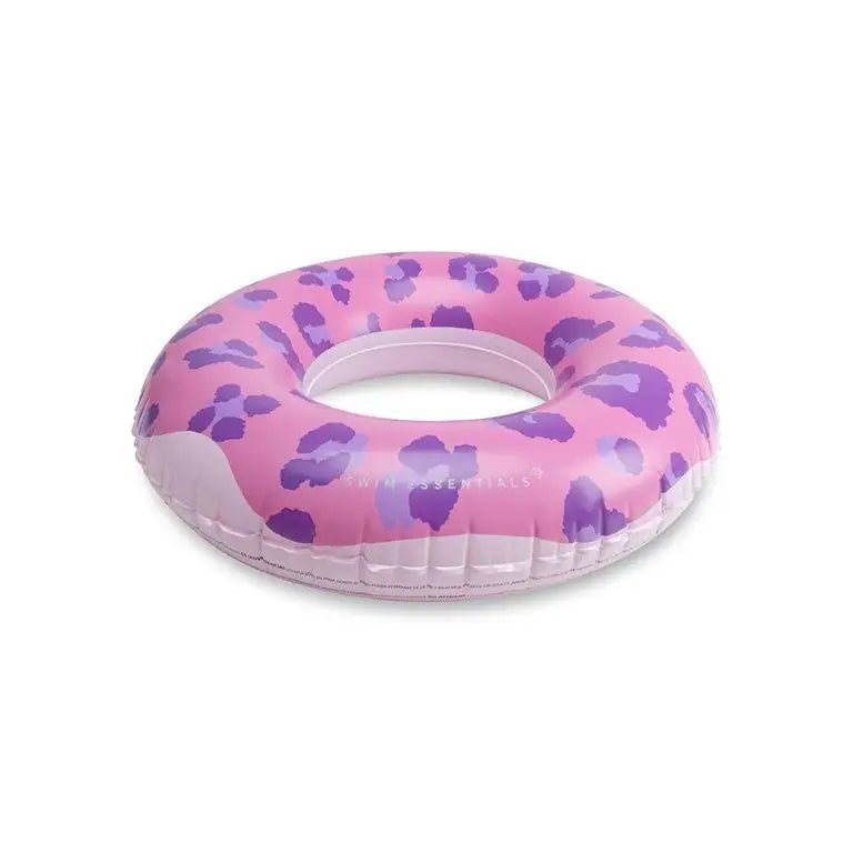 SWIM ESSENTIALS | SWIM RING - PINK LEOPARD DONUT (90CM) by SWIM ESSENTIALS - The Playful Collective