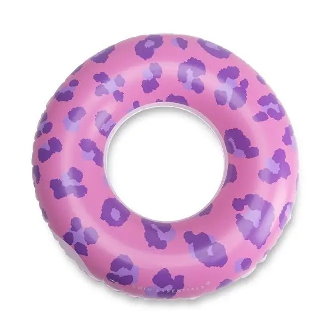 SWIM ESSENTIALS | SWIM RING - PINK LEOPARD DONUT (90CM) by SWIM ESSENTIALS - The Playful Collective