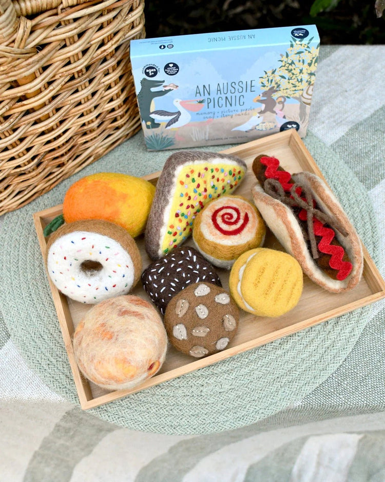 TARA TREASURES | AUSSIE PICNIC - GRAZING BOX OF AUSTRALIAN PLAY FOOD by TARA TREASURES - The Playful Collective
