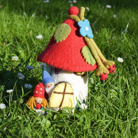 TARA TREASURES | FAIRIES & GNOMES HOUSE - RED ROOF *PRE-ORDER* by TARA TREASURES - The Playful Collective
