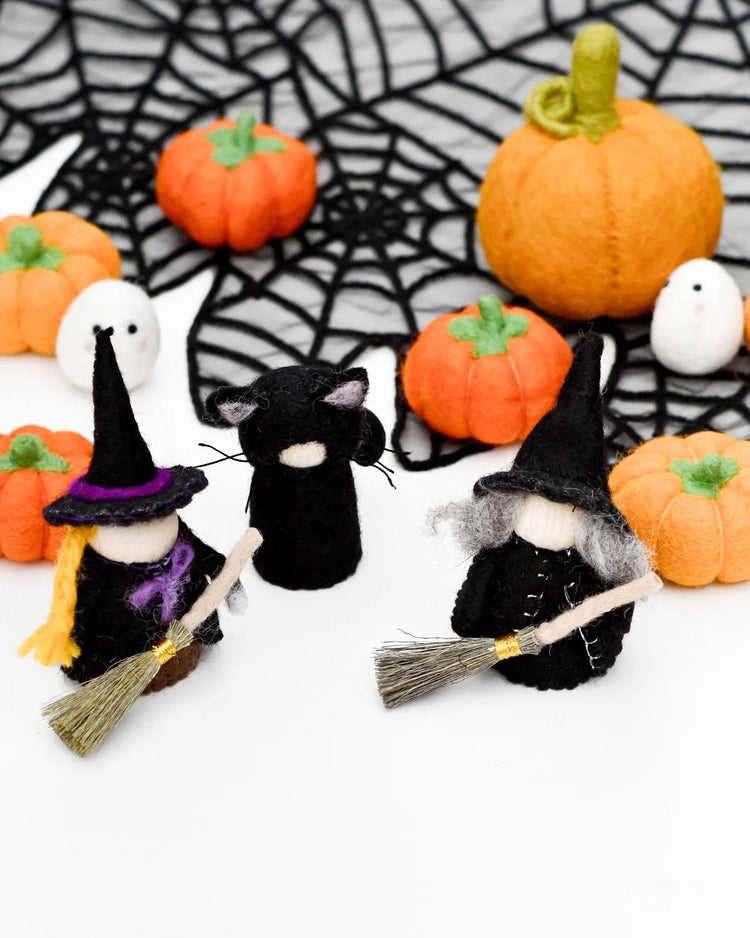 TARA TREASURES | FELT BLACK CAT PEG DOLL by TARA TREASURES - The Playful Collective