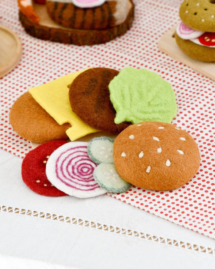 TARA TREASURES | FELT BURGER STACK *PRE-ORDER* by TARA TREASURES - The Playful Collective