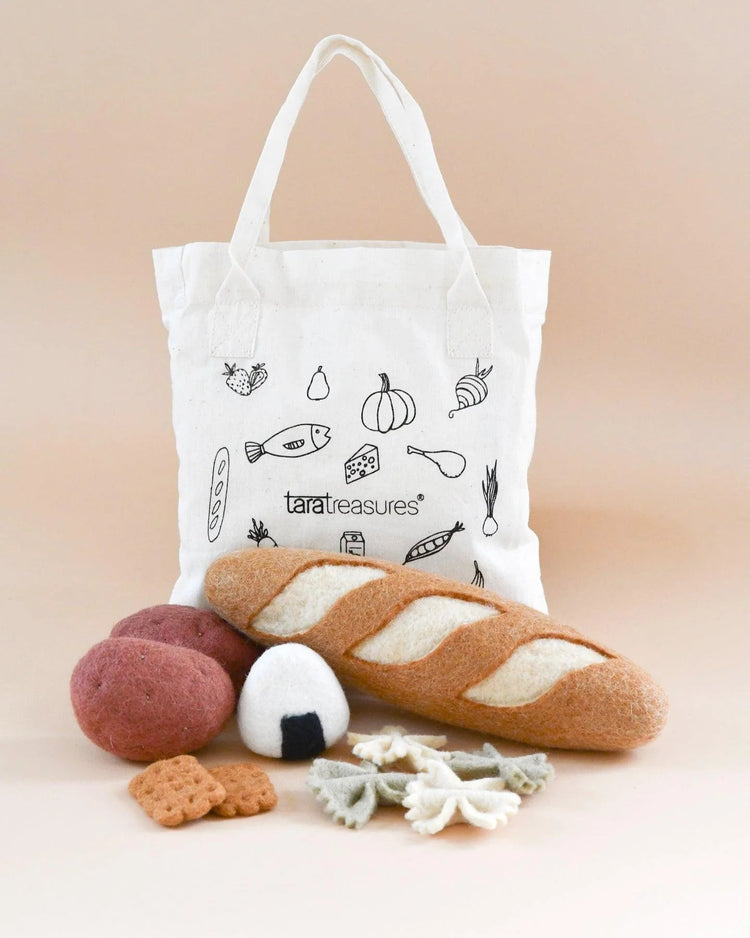 TARA TREASURES | FELT FOOD GROUPS PRETEND PLAY FOOD SET - CARBOHYDRATES *PRE-ORDER* by TARA TREASURES - The Playful Collective