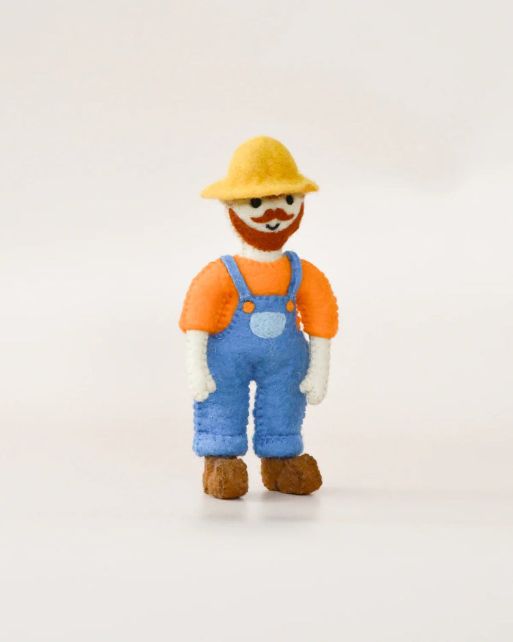 TARA TREASURES | FELT OLD MACDONALD MALE FARMER TOY - LITTLE WOOLLY VISION X TARA TREASURES by TARA TREASURES - The Playful Collective
