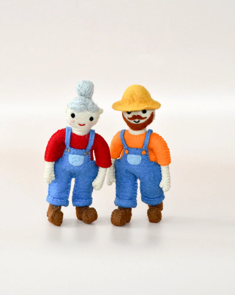 TARA TREASURES | FELT OLD MACDONALD MALE FARMER TOY - LITTLE WOOLLY VISION X TARA TREASURES by TARA TREASURES - The Playful Collective