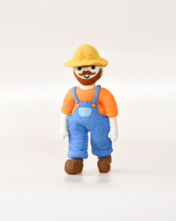 TARA TREASURES | FELT OLD MACDONALD MALE FARMER TOY - LITTLE WOOLLY VISION X TARA TREASURES by TARA TREASURES - The Playful Collective