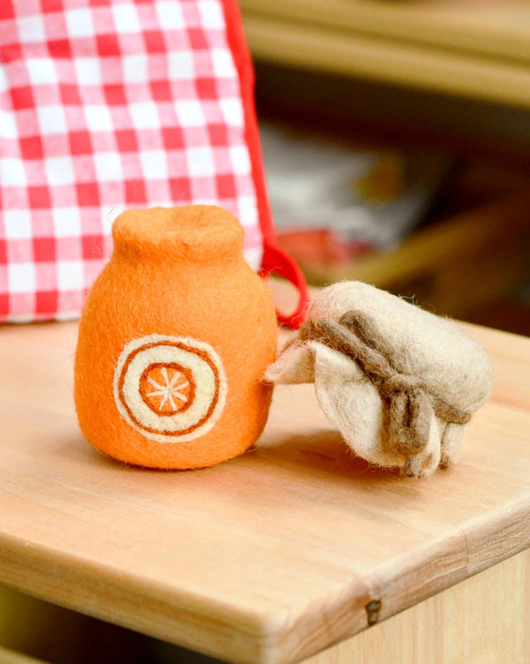 TARA TREASURES | FELT ORANGE MARMALADE JAR by TARA TREASURES - The Playful Collective