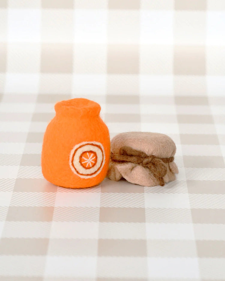 TARA TREASURES | FELT ORANGE MARMALADE JAR by TARA TREASURES - The Playful Collective