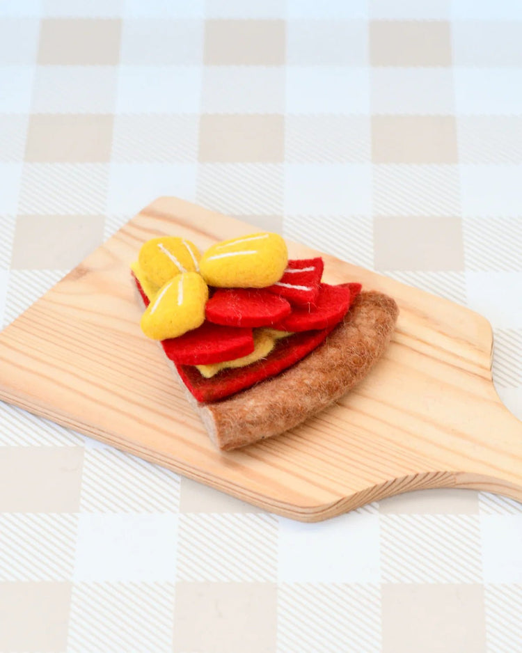 TARA TREASURES | FELT PIZZA SLICE - HAWAIIAN by TARA TREASURES - The Playful Collective