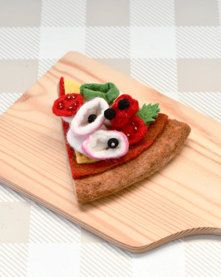 TARA TREASURES | FELT PIZZA SLICE - MARGHERITA by TARA TREASURES - The Playful Collective