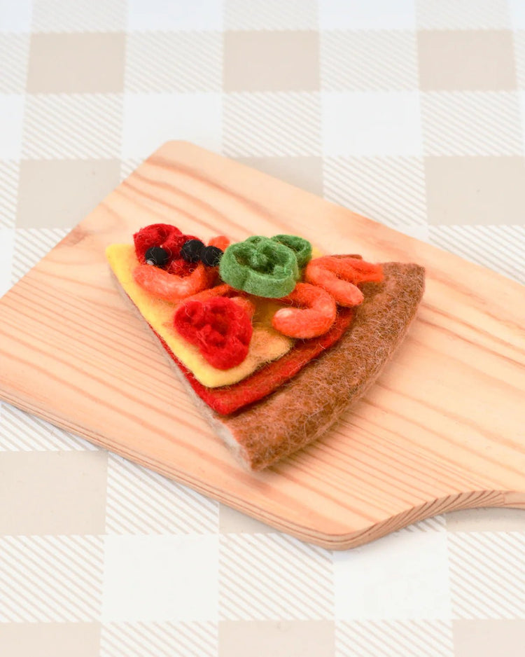 TARA TREASURES | FELT PIZZA SLICE - SEAFOOD by TARA TREASURES - The Playful Collective