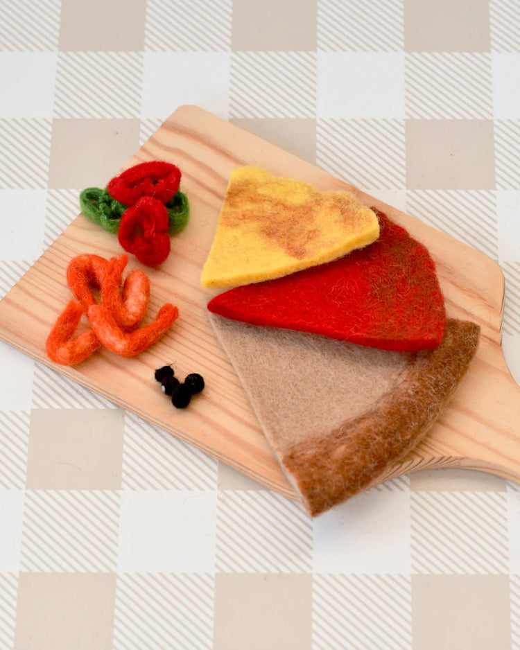 TARA TREASURES | FELT PIZZA SLICE - SEAFOOD by TARA TREASURES - The Playful Collective