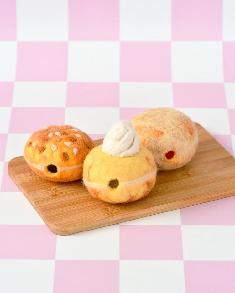TARA TREASURES | FELT SALTED CARAMEL DONUT WITH CREAM TOPPING by TARA TREASURES - The Playful Collective