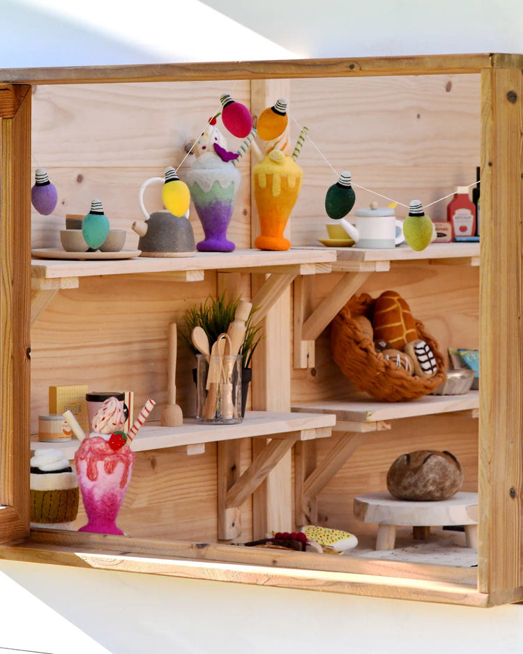 TARA TREASURES | FELT STRAWBERRY MILKSHAKE PLAY FOOD *PRE - ORDER* by TARA TREASURES - The Playful Collective