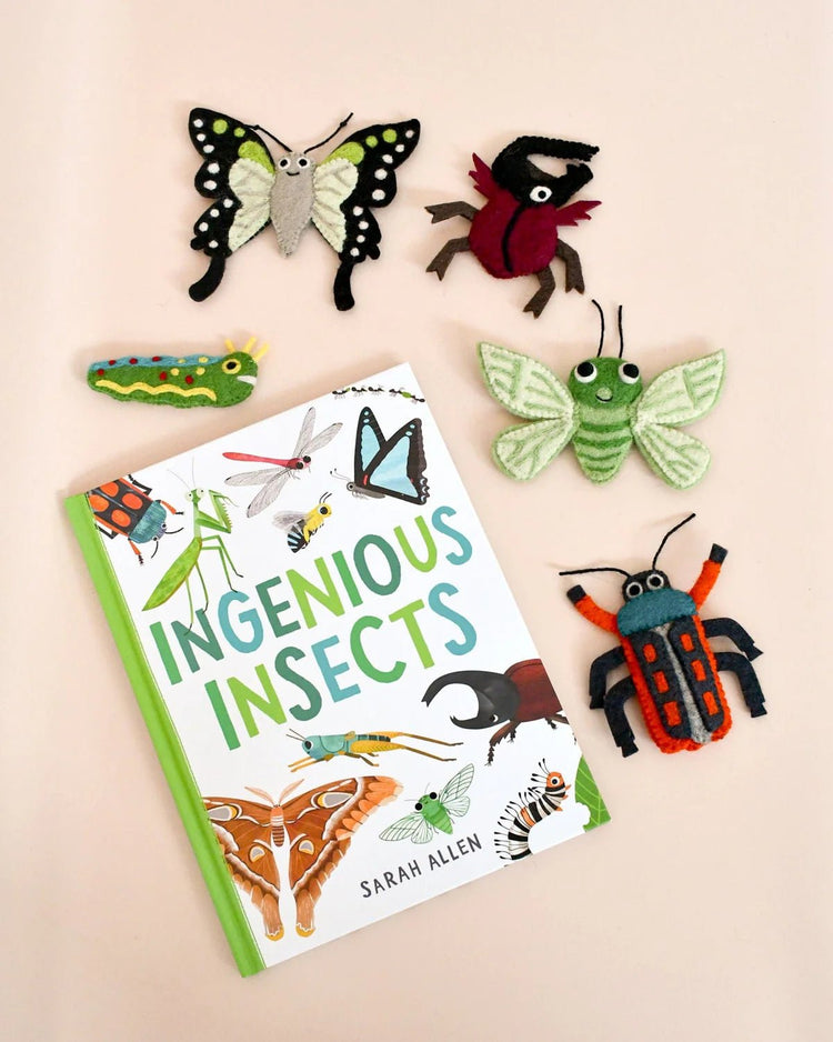 TARA TREASURES | INGENIOUS INSECTS BY SARAH ALLEN - BOOK & FINGER PUPPET SET by TARA TREASURES - The Playful Collective