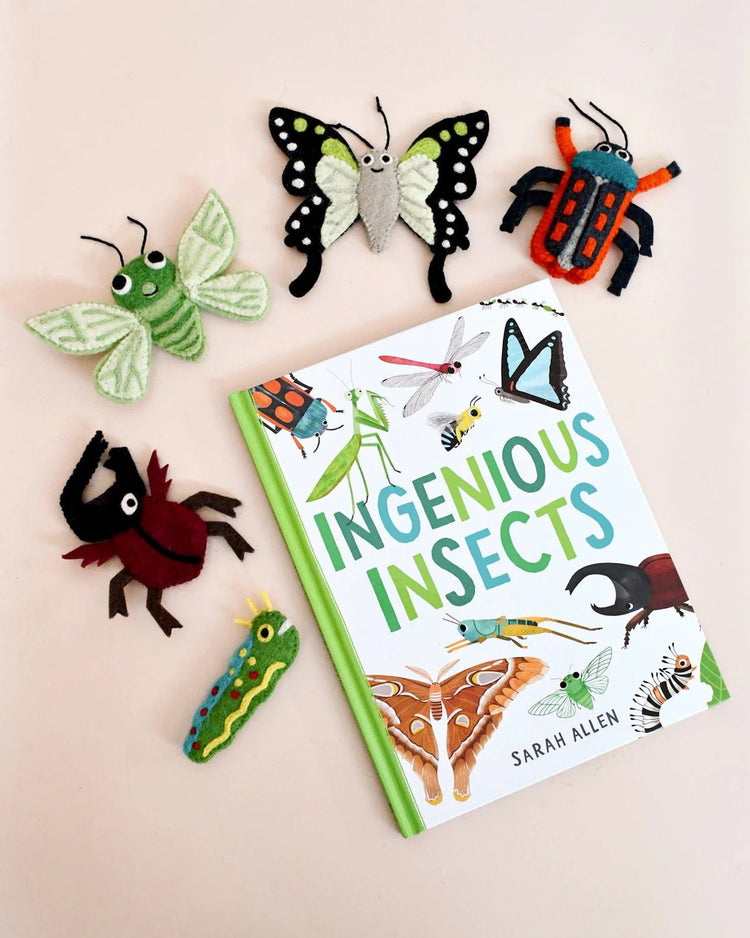 TARA TREASURES | INGENIOUS INSECTS BY SARAH ALLEN - BOOK & FINGER PUPPET SET by TARA TREASURES - The Playful Collective