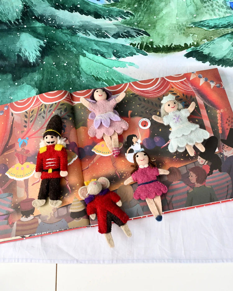TARA TREASURES | NUTCRACKER AND THE MOUSE KING FINGER PUPPET SET by TARA TREASURES - The Playful Collective