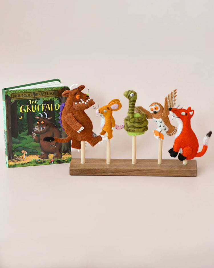 TARA TREASURES | THE GRUFFALO® FINGER PUPPET SET by TARA TREASURES - The Playful Collective