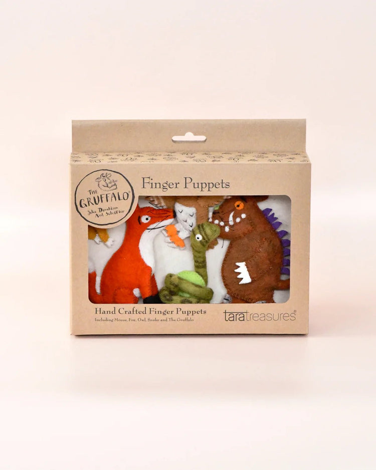 TARA TREASURES | THE GRUFFALO® FINGER PUPPET SET by TARA TREASURES - The Playful Collective