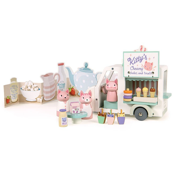 TENDER LEAF TOYS | KITTY'S MILKSHAKE VAN by TENDER LEAF TOYS - The Playful Collective